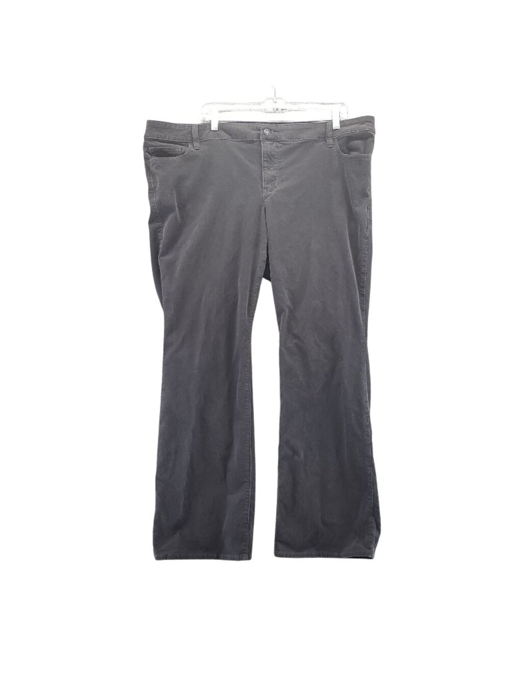 Old Navy Pants Womens 20 Black Plus Regular Corduroy Stretch High Rise Flare